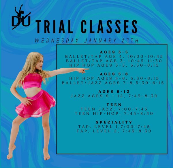 Free Trial Class Wednesday January 28th