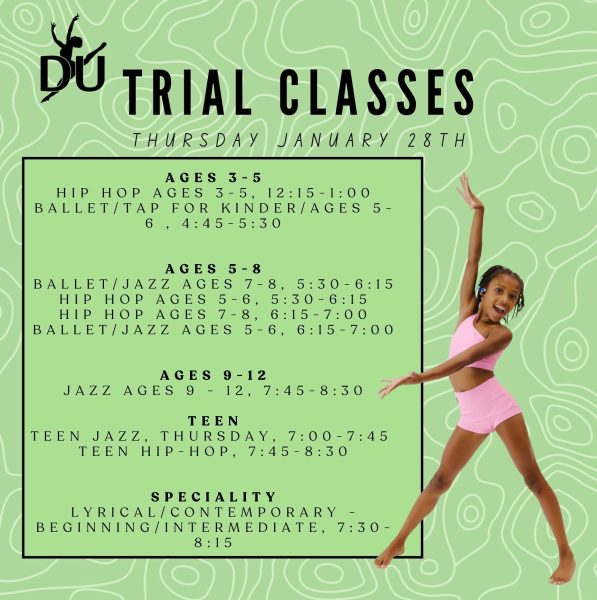 Free Trial Class Thursday January 29th